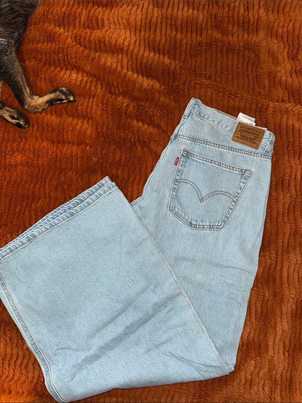 Levi’s super wide leg jeans: s31